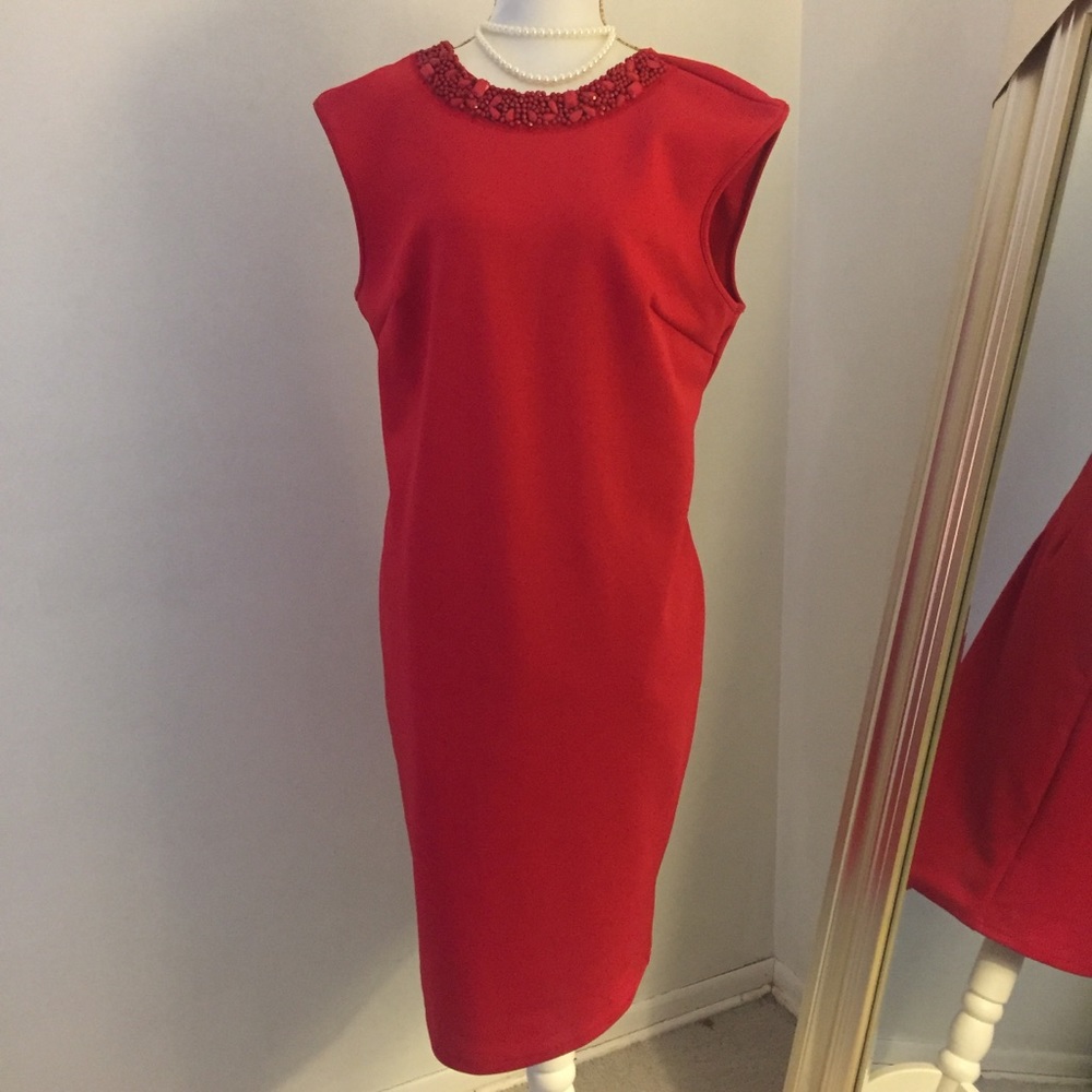 Red ladies dress